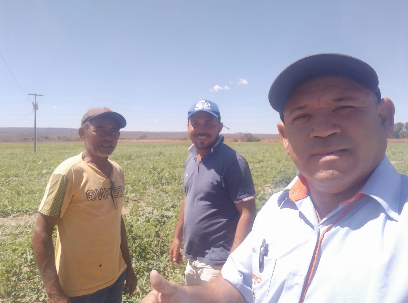 Equipe Renovar em dia de campo